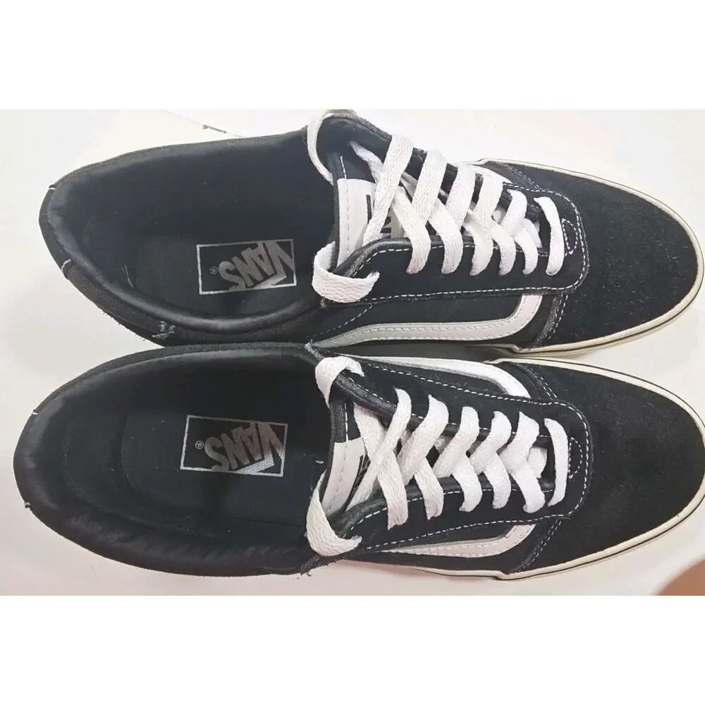 Vans Old Skool Classic Skate Shows Black & White Mens 9.5 Womens 11 Unisex Retro - Picture 6 of 16